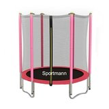 Trambulina cu plasa de protectie Sportmann roz 140 cm